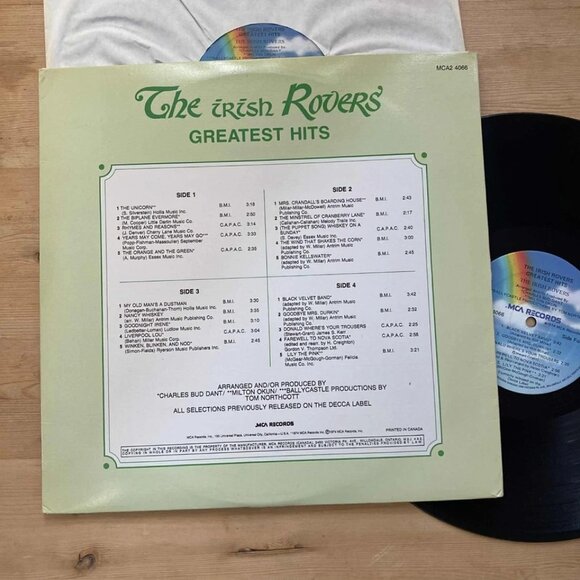 The Irish Rovers – Greatest Hits 33RPM VG+ AJ36 - Picture 2 of 2